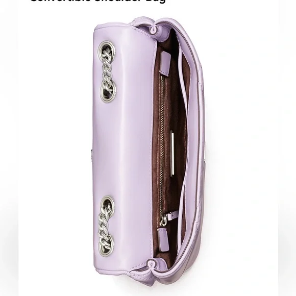 Tory Burch Small Kira Diamond Quilted Leather Convertible Shoulder Bag - Picture 11 of 14